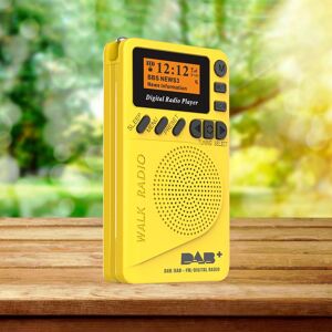 TOMTOP JMS Pocket DAB Digital Mini DAB+ Digital Radio With MP3 Player FM Radio LCD