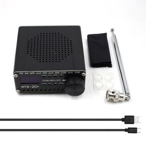 Power Stock SI4732 Full Band Radio ATS-20+ Receiver AM (MW SW) SSB (LSB USB) + Antenna