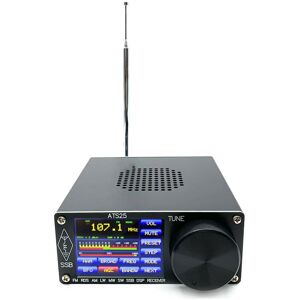 TOMTOP JMS All-Band Radio Receiver Aluminium Alloy Cover DSP Receiver FM LW MW SW SSB with 2.4 Inch Touching