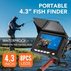 TOMTOP JMS 4.3 Inch Portable Underwater Fishing Camera Fish Finder Waterproof Night Vision Ice Boat Fishing