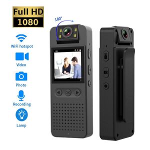 Essager Electronic 1080p Wireless Mini Body Action Camera Wifi Spot Fhd Camcorder Infrared Lcd Screen Dvr Audio Video Bike Bicycle Dv Recorder