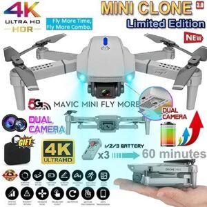 PRISMA 2023 New E88 RC Mini Drone 4K Wide Angle Single/Dual Camera Optical Flow Positioning WiFi FPV Helicopter Foldable Selfie Quadcopter Toy Gift