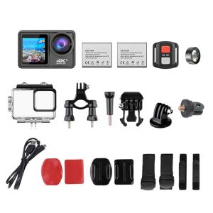 TOMTOP JMS 4K 24MP Dual Screen Sport Camera DV Camcorder 2.0 Inch Screen Wide Angle EIS 40m Waterproof