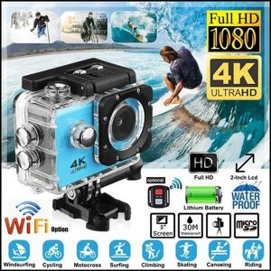 Good Luck Z Ultra-high-definition 4K Wifi Sports Camera Ultra-wide-angle Outdoor Waterproof Camera Suitable for Bicycle Skiing Underwater DV Sports Camera