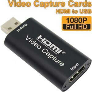 TodayDeal Audio Video Capture Cards HDMI to USB 1080p USB2.0 Record via DSLR Camcorder Action Cam