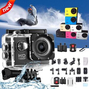 Onece 1080P Outdoor Sports Action Camera 30m Waterproof 12MP/5MP Extreme Sports Photography DV Sports Cam Camcorder for Surfing Parachuting Diving Skiing