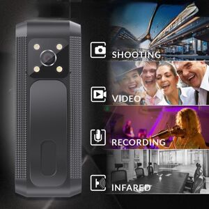 Sombrero 1080P HD Mini Camcorder with Infrared Night Vision for Body-Worn Video Recording