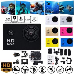 lucky66 New Waterproof Camera HD 1080P Sport Action Camera DVR Cam DV Video Camcorder