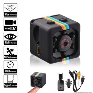 GMYEL-1 Mini Camera Hd 960p /1080p Sensor Night Vision Camcorder Motion Dvr Micro Camera Sport Dv Video Small Camera Cam Black Color