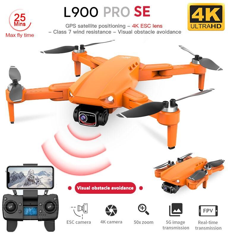 SJR/C L900 Pro SE HD Drone 4K Professional FPV With Camera 5G WIFI Visual Obstacle Avoidance Brushless Motor RC Quadcopter Mini Dron