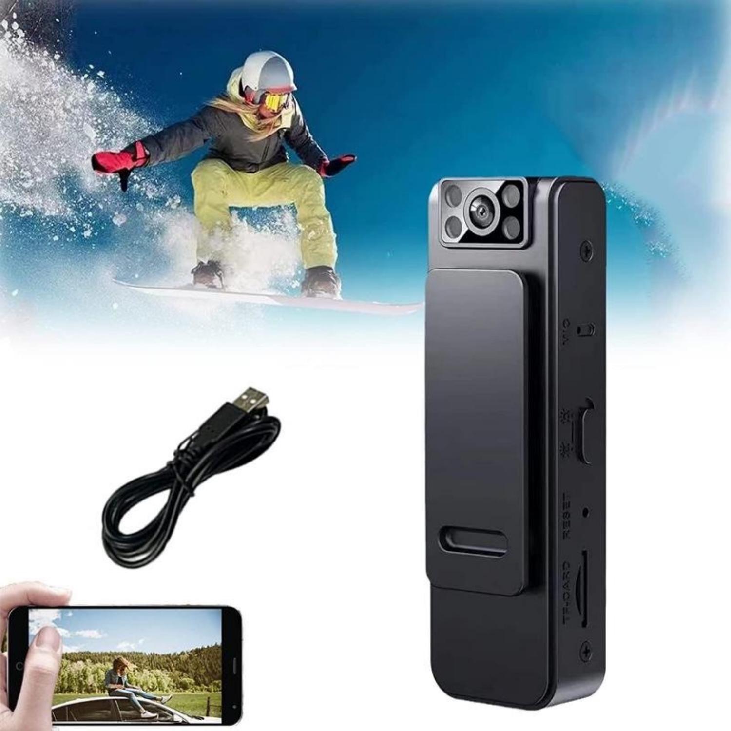 Angel 01 HD 1080P Noise Reduction Camera, Portable Wearable Video Recorder, Mini WiFi Body Mounted Camera with Audio/Video