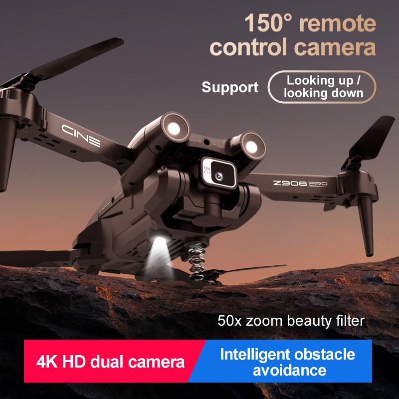 PRISMA Z908Pro Intelligent Obstacle Avoidance Drone 4K HD Wide Angle Dual Camera Professional Drone Optical Flow Positioning RC Helicopter