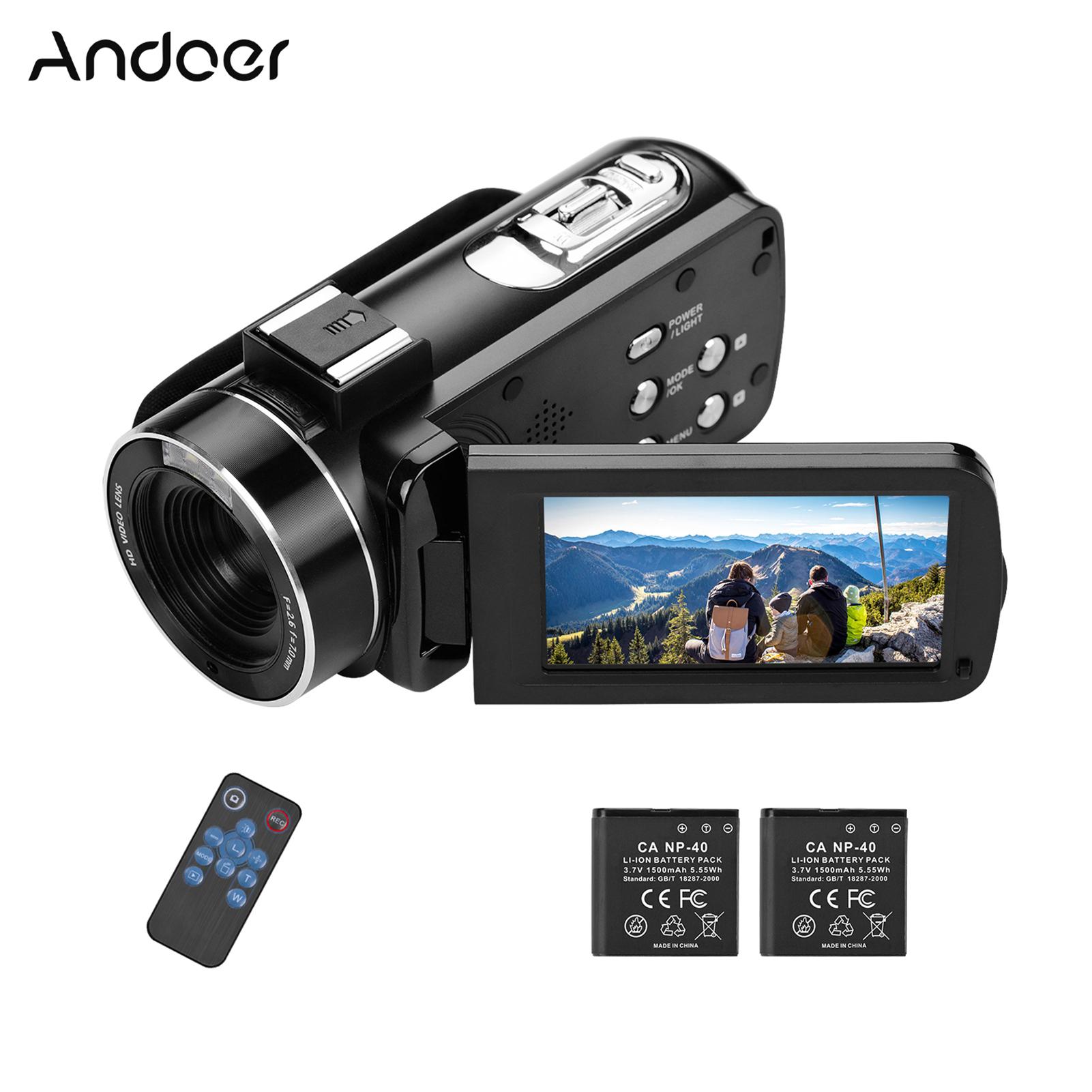 GoolRC Andoer 4K Ultra HD Handheld DV Professional Digital Video Camera CMOS Sensor Camcorder with Hot