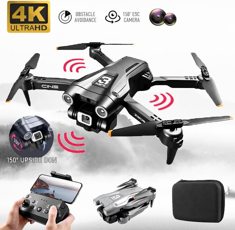 PRISMA 2023 New Z908 Pro Drone 4K HD Professional  ESC Dual Camera Optical Flow Positioning Windproof 2.4G WIFi Obstacle Avoidance Quadcopter