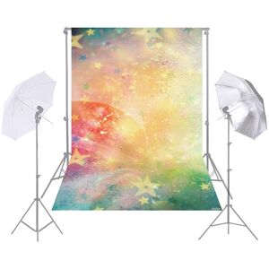 Andoer Photography Background Colorful Shiny Star Backdrop for DSLR Camera Photo Studio Video