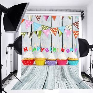 DX Accessories Market 3x5ft Child Baby Birthday Cake Background Photography Backdrop Studio Prop