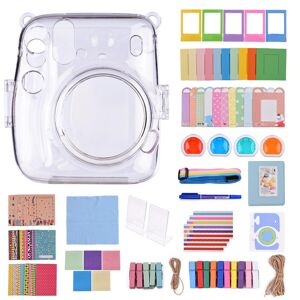 TOMTOP JMS 17-in-1 Instant Camera Accessories Kit Replacement for Fujifilm Instax Mini 11 Instant Film Camera