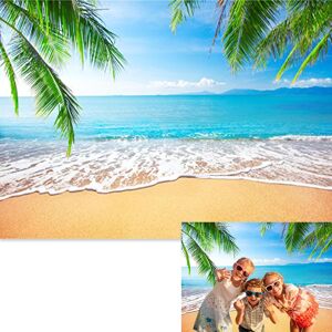 MG Decorative Home 1Pcs Photo Backdro Tropical Beach Background Photo Props For Studio,Wedding,Party Photography Backdrops