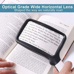 Eryousi Magnification Sewing for Reading Low Vision Magnifier LED Loupe Magnifying Glass Optical Instrument