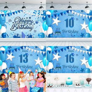 Swimsuit1 5*3ft Happy Birthday Backdrop Banner Background Cloth Props Party Decorate