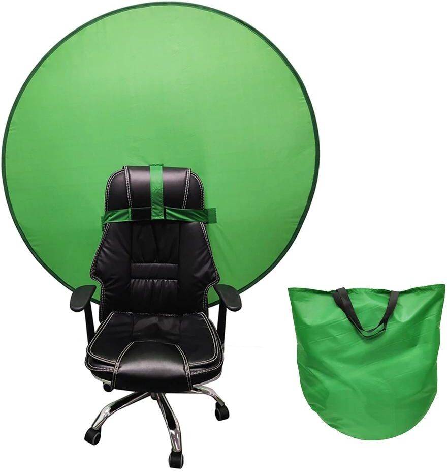 Ding Dong Fashion Green Screen Photography Props Portable Chroma Key Background Photos for Video Studio Photography Foldable Reflector Backdrop