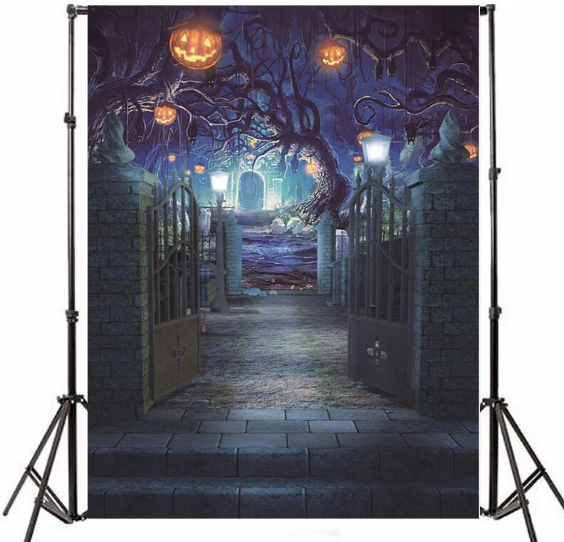 home tools kitchen Mall 5x7ft Halloween Vinyl Photography Backdrop Studio Photo Background Prop