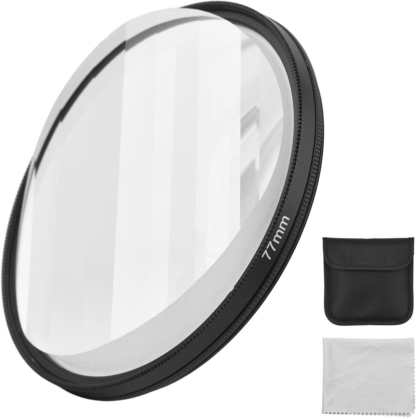 TOMTOP JMS 77mm Linear Glass Prism Lens Filter Professional Kaleidoscope Lens Filter Photography Accessory for