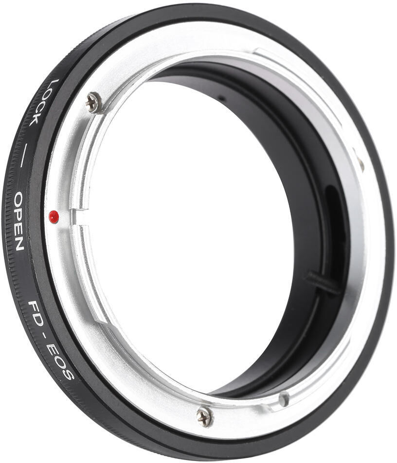 TOMTOP JMS FD-EOS Adapter Ring Lens Mount for Canon FD Lens to Fit for EOS Mount Lenses