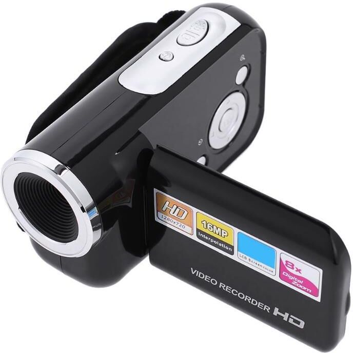 VIGO Mini 1080P FHD 16MP 8X Digital Zoom Camera TFT LCD Screen Video Recorder Camcorder DV Camera