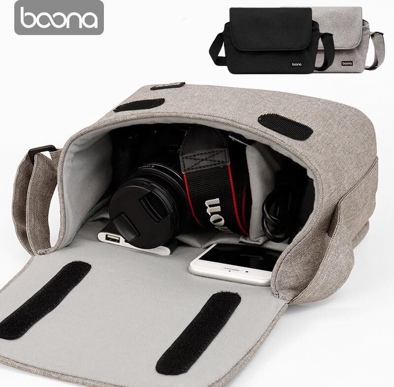 Boona Shoulder Camera Bag Canon Nikon Sony Digital SLR Lens Photography Bag Storage Bag Micro Single Camera Sleeve