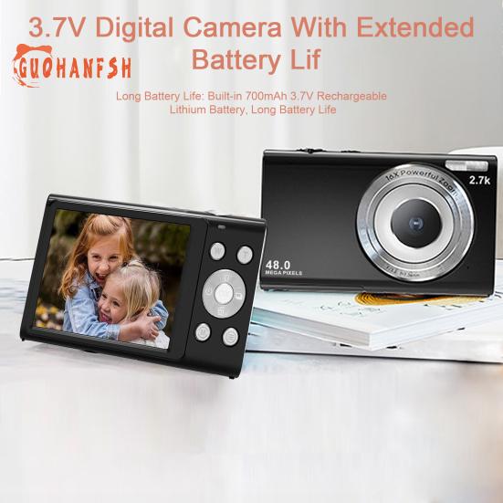 Smart IT 48MP Autofocus Vlogging Digital Camera - 2.8 Inch Large IPS Screen, 4800W Pixel CMOS Sensor, Camcorder Set, Digital Camera, Home Supply