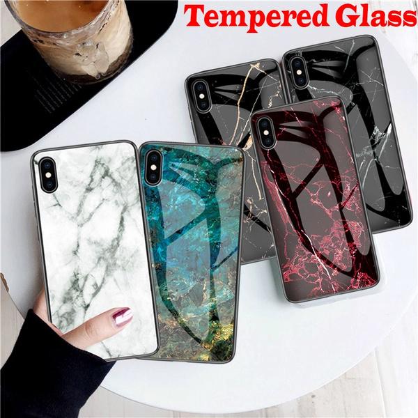 U Mobile Phone Case Marble Pattern Back Cover For Samsung Galaxy S20 FE Tempered Glass Case For Samsung Galaxy A01 A11 A21 A31 A51 A71 A81 M11 J2 J4 J5 J6 J7