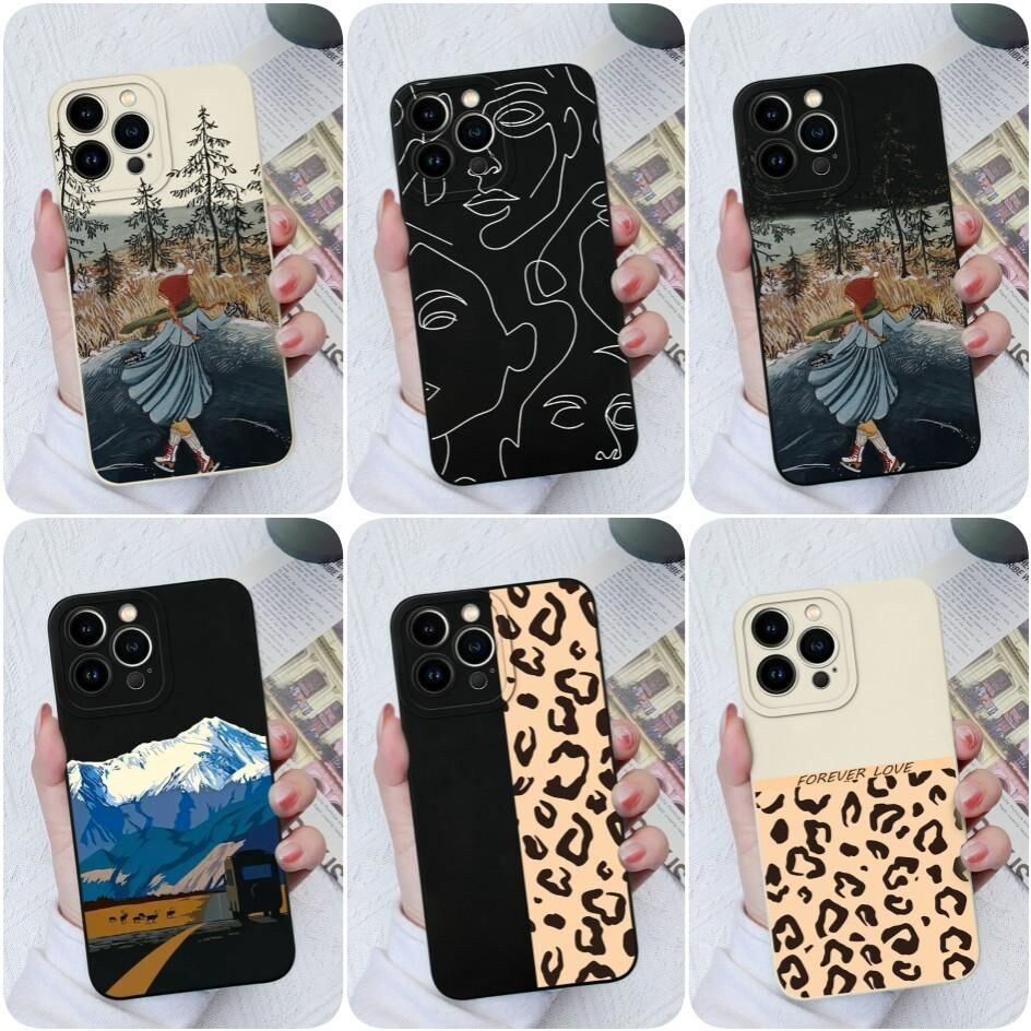 New Style Case For Apple iPhone 6 7 8 X XS XR SE 11 12 13 14 Pro Max Cases Back Cover Camera Protection Square Liquid Silicone Fashion Designe For iPhone Bumper