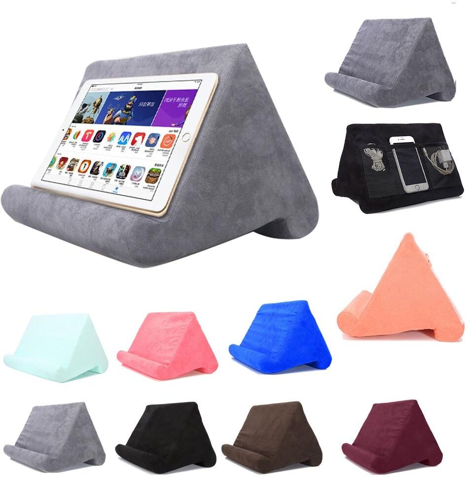 DAORANGE Soft Sponge Pillow Tablet Stand For iPad Samsung Huawei Xiaomi Tablet Holder Mobile Phone Support Bed Cushion Ebook Reader Pad