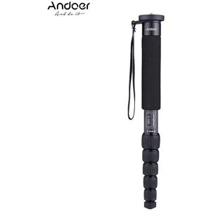 Andoer 155cm Carbon Fiber DSLR CamereRa Monopod Unipod Stick 6-Section