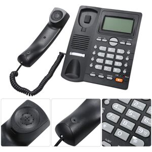 TOMTOP JMS Desktop Corded Telephone Landline Telephone with Caller Identification LCD Screen Adjustable