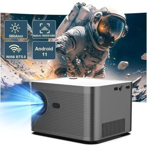 GLOBUS New Projector Hy350 Android 11 Real 4K 1920*1080P Wifi6 580ANSI Allwinner H713 32G Voice Control BT5.0 Home Cinema Projetor