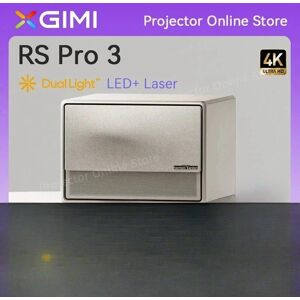 Projector EU XGIMI RS Pro 3 Projector 4K Dual Light Laser+LED 4000Ansi DLP 3D Beamer Video Home Theater Cinema 4G+128G Screenless Tv Smart