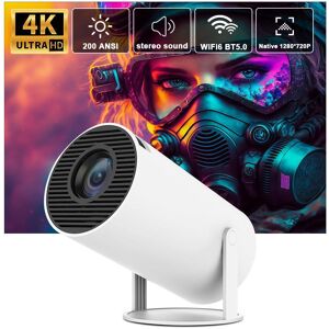 Meiteai-All HY300 HD True 720P WIFI Portable Projectors 4K MINI Projector TV Home Theater Cinema HDMI-compatible Full Support Android IOS 1080P For Mobile Phone