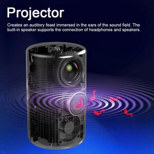 TOMTOP JMS YT400 LED Mobilephone Video Projector Home Theater Movie Player Mini Smartphone Projector Portable