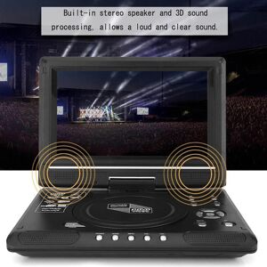 TOMTOP JMS 9.8 Inch 16:9 Widescreen 270 degrees  Rotatable LCD Screen Home Car TV DVD Player Portable VCD Compact Disc