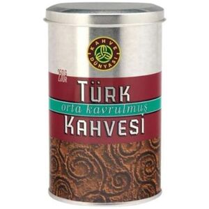 Kahve Dünyası Drip Gum Coffee Multi Roasted and Medium Roasted Turkish Coffee Tin Box 250 Gr