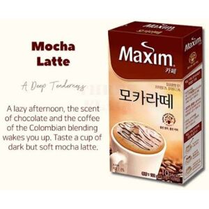 Maxim Cafe Mocha Latte Coffee Mix 10 Stiscks