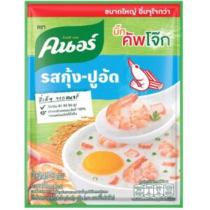 Knorr Instant 100% Jasmine Rice Porridge (Congee) with Shirmp & Surimi (Crab Stick) 55 g. x 4 / 12 / 24 pcs