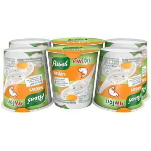 Knorr Cup Instant 100% Jasmine Rice Porridge (Congee) with Fish 32 g. x 6 pcs