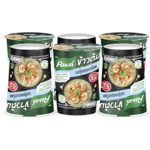 Knorr Cup Instant Rice Soup Porridge Shrimp Garlic 40 g. x 6 pcs