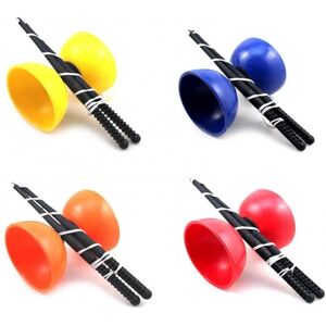 YJSTY Funny Chinese YOYO 3 Bearing Clutch Diabolo Set Metal Sticks String Bag Toys Festive Party Favors