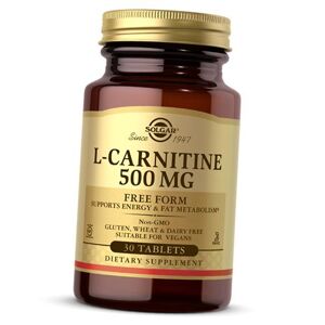 L Carnitine, L-Carnitine 500, Solgar 30tab (02313006)