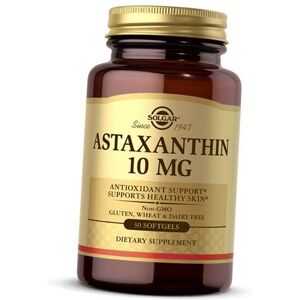 Astaxanthin, Astaxanthin 10, Solgar 30gelcaps (70313016)