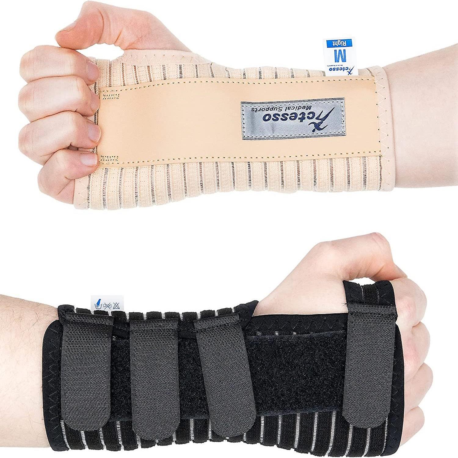 Furniture Component Actesso Breathable Wrist Support Brace Splint - Ideal For Carpal Tunnel, Sprains, And Tendonitis (black, Medium Right)